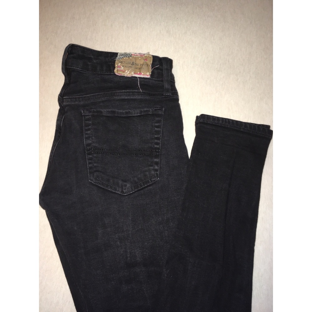 Ralph Lauren Denim & Supply Black Skinny Jeans